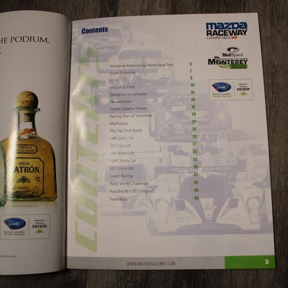 American Le Mans 2011 Modspace Racing Program Mazda Raceway Laguna Seca ALMS - Picture 2 of 2